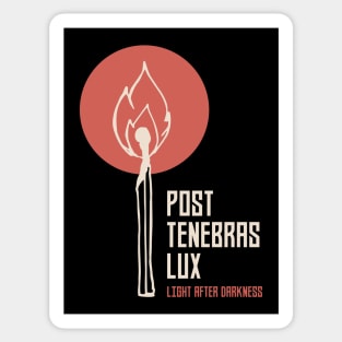 Post tenebras lux Sticker